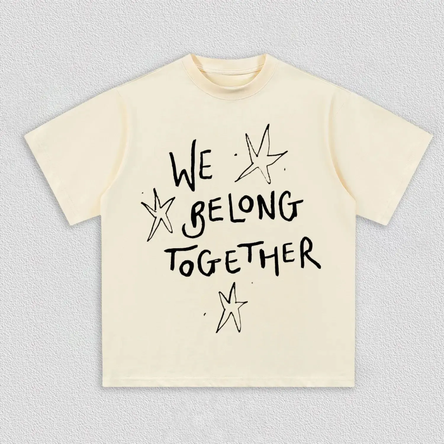 Harry Styles We Belong Together Grafik-T-Shirt Vintage Y2k T-Shirts Hip-Hop Lässige Oversize-Streetwear-Print-Shirts Unisex