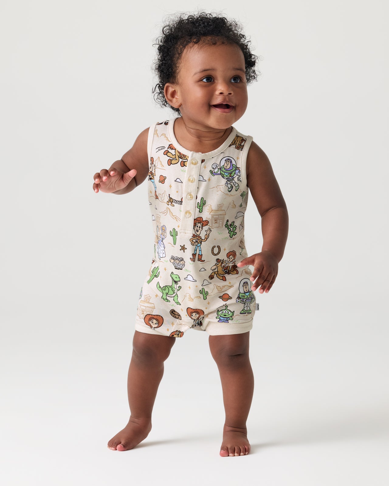 Disney & Pixar Woody's Wild West Henley Romper - 18-24 months