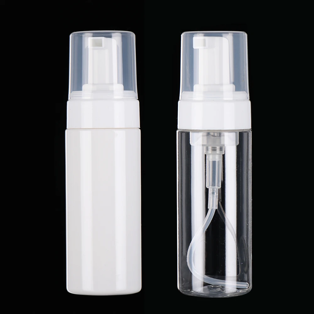 50/80/100/150ML Kunststoff Seife Dispenser Klar Schäumen Flasche Flüssigkeit Pumpe Container Hand Sanitizer Shampoo dusche Gel Container Image