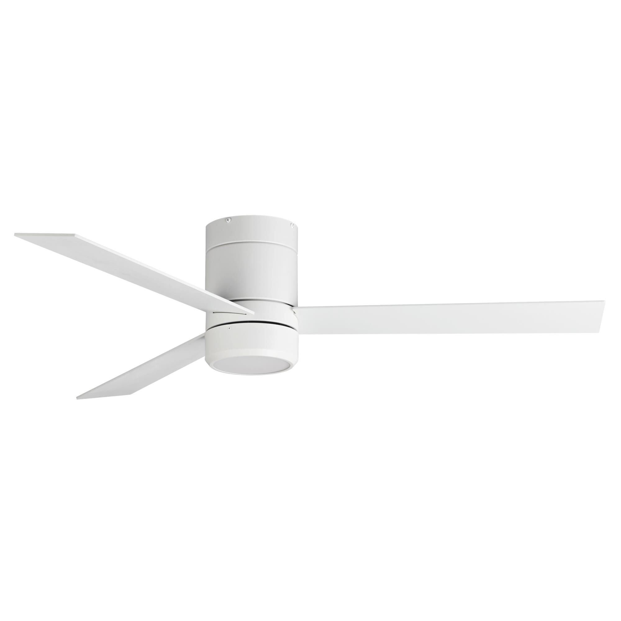 Maxim Lighting Tanker 52 Inch Flush Mount Fan with Light Kit - 88803MW