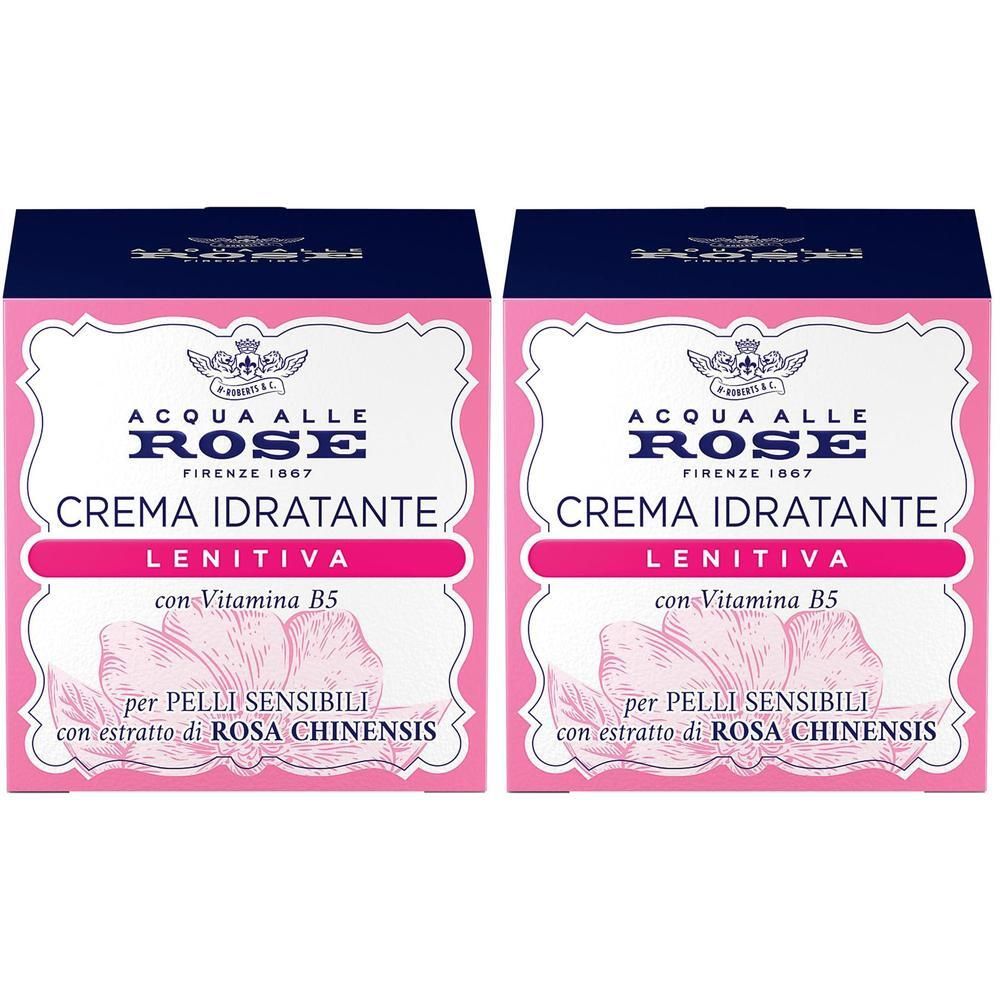Acqua alle Rose - Crema viso idratante Lenitiva 2x50 ml