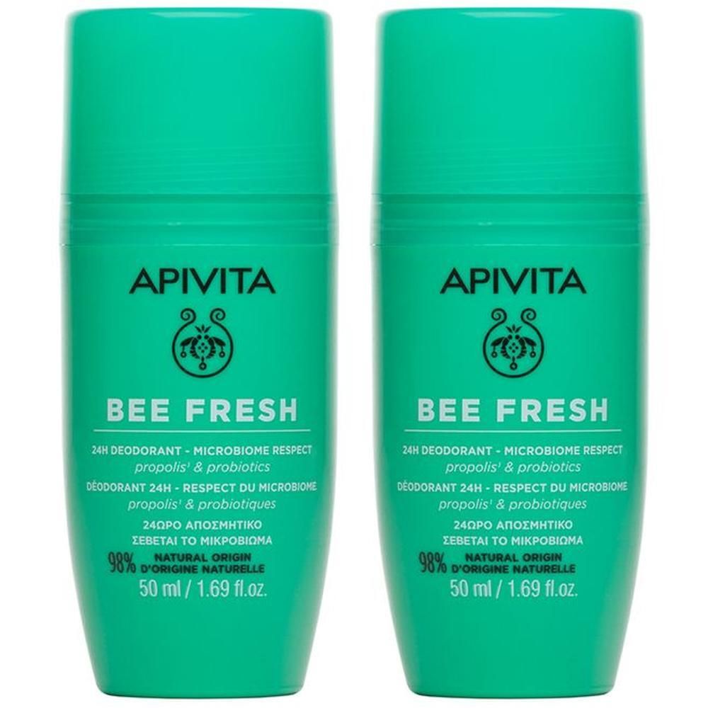 Apivita Deodorante Bee Fresh 24h Roll-On senza alluminio e alcool per