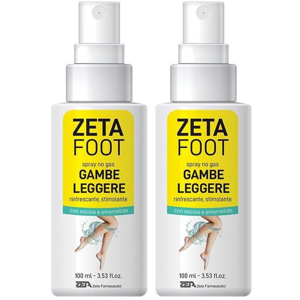 Zetafoot Spray No Gas Gambe Leggere - Risparmia il 10% con codice: zet