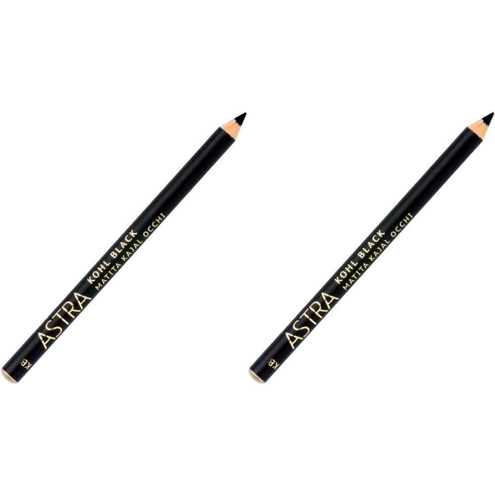 ASTRA Make-UP Kohl Black - Matita Kajal Occhi Nero Intenso 2x1 St