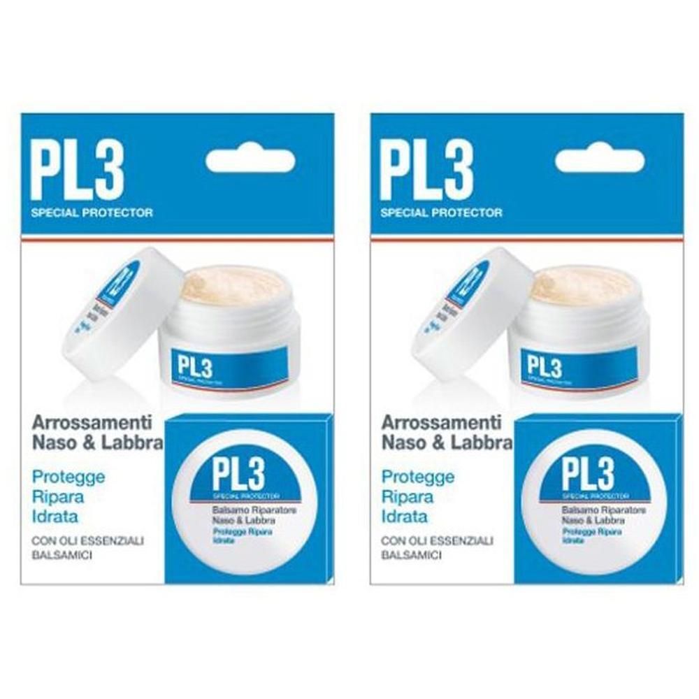 Pl3 Balsamo Riparatore Naso/Labbra Con Astuccio 7 G 2x7 g Protezione p