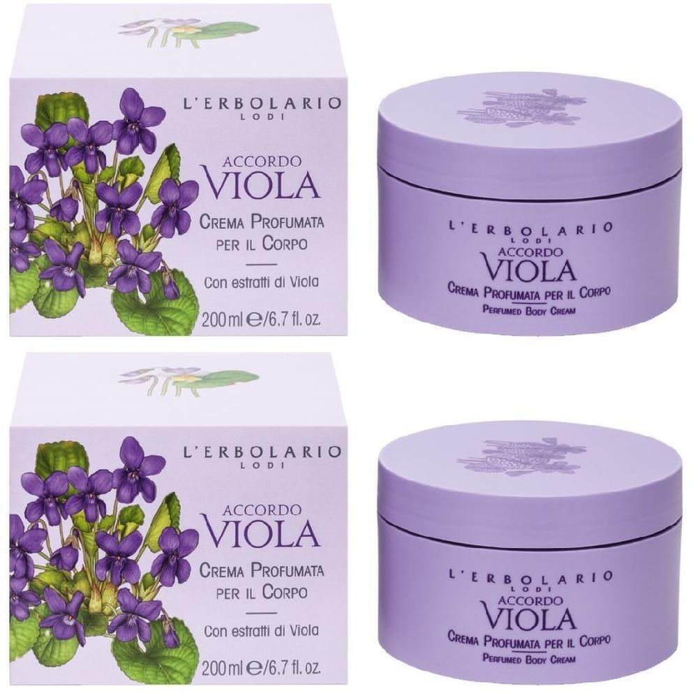 Accordo Viola Crema Corpo 200 Ml 2x200 ml