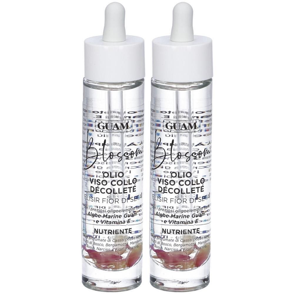 Guam Blossom Olio Viso Collo Décolleté 2x50 ml