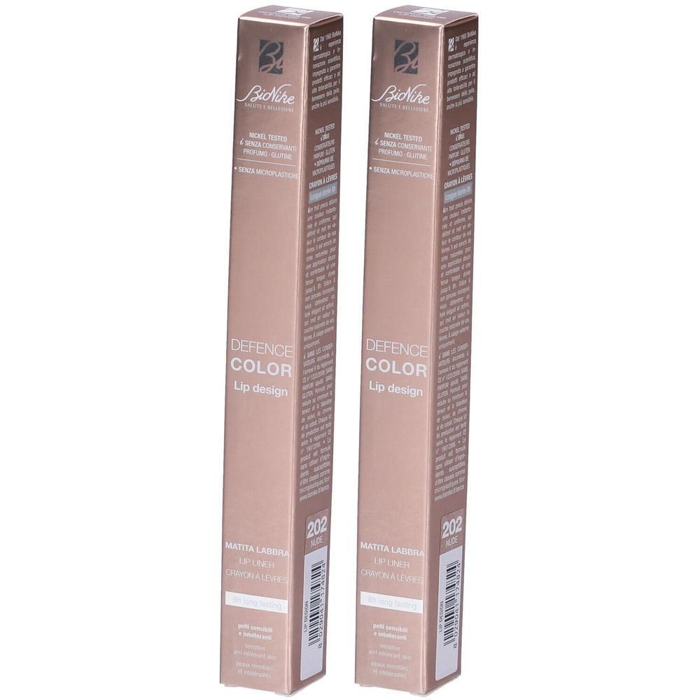 BioNike Defence Color Lip Design Matita Labbra Colore 202 Nude 2x1 St