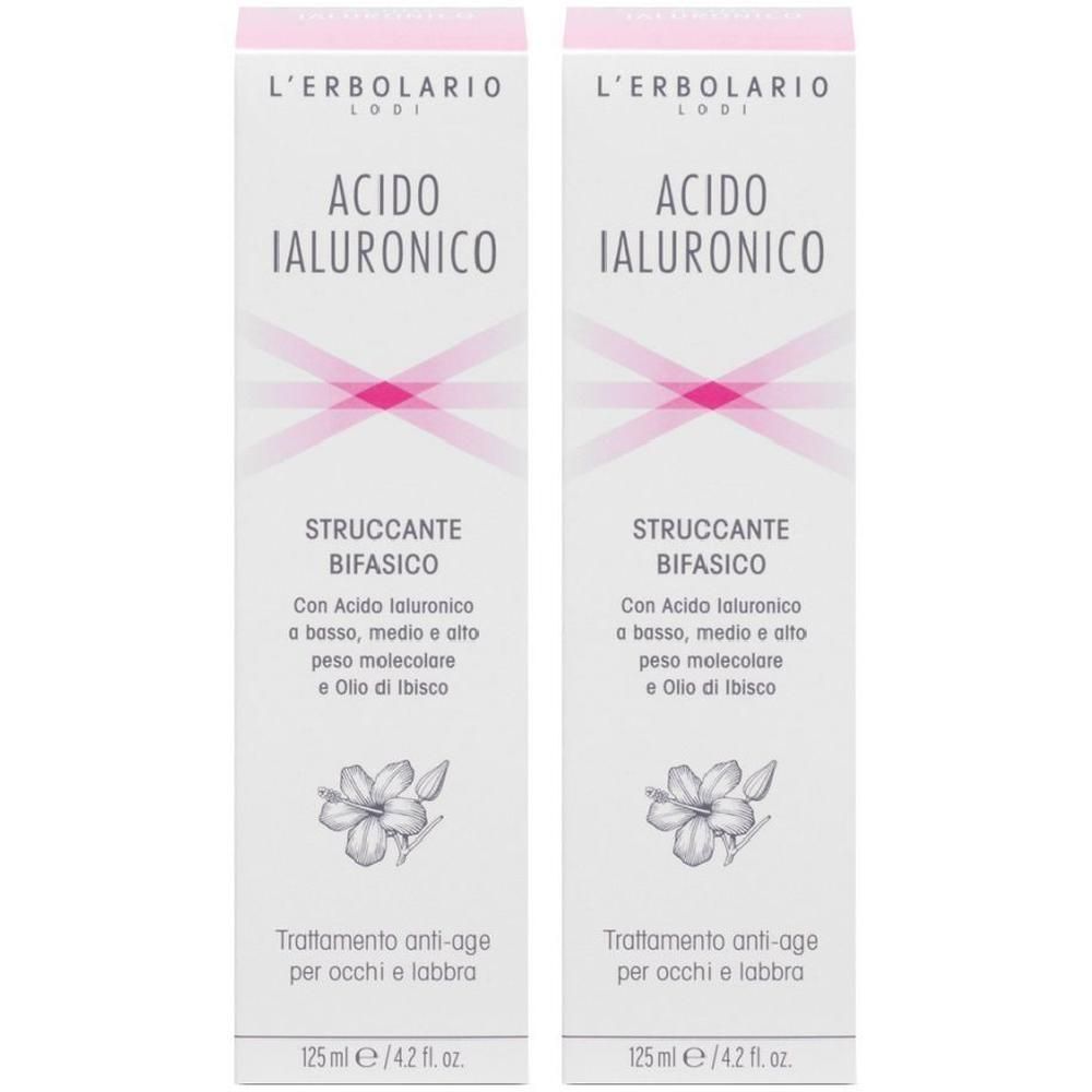 L'Erbolario Acido Ialuronico Struccante Bifasico 2x125 ml