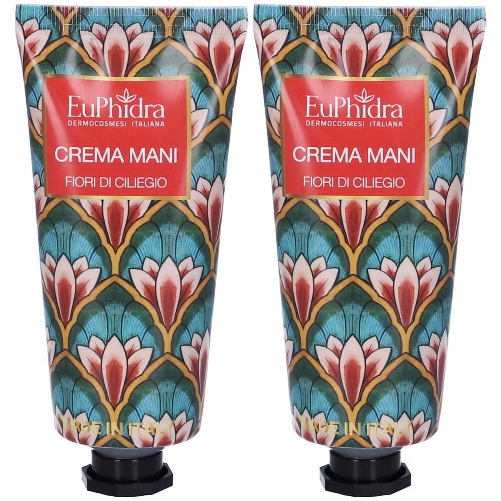 EuPhidra Crema Mani Fiori di Ciliegio 2x50 ml