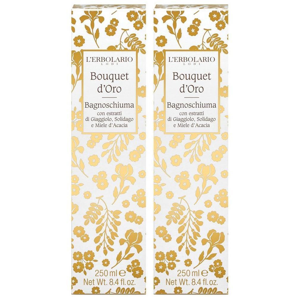 L´Erbolario Bagnoschiuma Bouquet d'Oro 2x250 ml