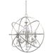 Crystorama Solaris 40 Inch 6 Light Chandelier - 9219-OS-CL-MWP