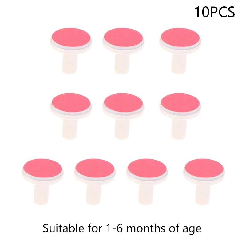  10 Stück Baby-Nagelfeilenpads, elektrischer Nagelschneider, Ersatzpads, Baby-Nagelschleifköpfe für Kinder, Neugeborene, Kleinkinder Image