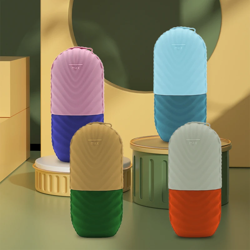 1 Stück Gesichts-Schönheitsapplikator, Hautpflege-Tools, Eis-Schabemassage, Gesichts-Schönheits-Silikon-Eisform. Image