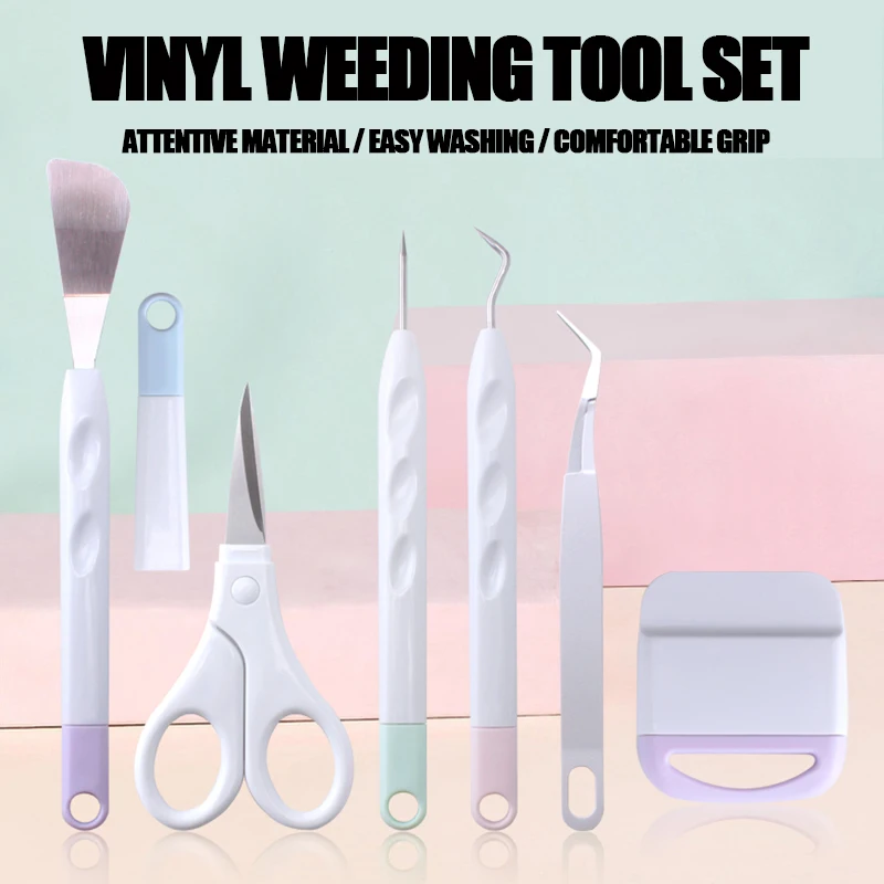 Tragbare Silhouette Cameo Vinyl Jäten Werkzeuge Kit Cameo Buchstaben DIY Handwerk Werkzeuge Set Für Cricut Maschine Zubehör Heißer Image