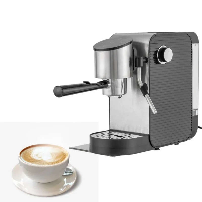 Machine à expresso 2 en 1, Machine à café, cafetière à expresso, cafetière goutte à goutte avec mousseur à vapeur de lait