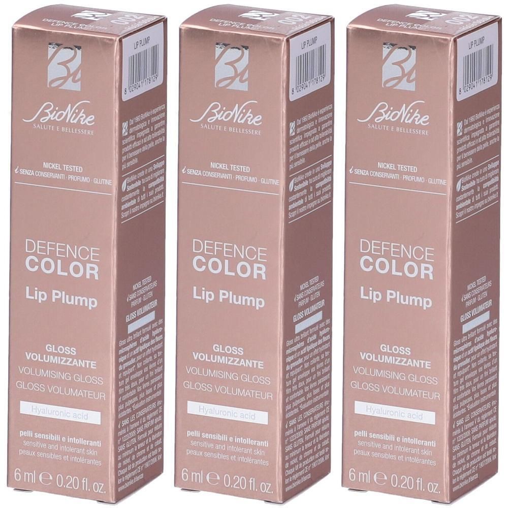Bionike Defence Color Lip Plump Gloss Volumizzante Colore 002 Rose Gol