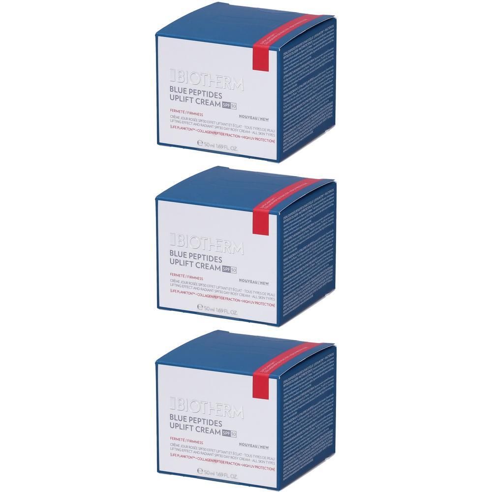 Biotherm Blue Peptides Uplift Crema SPF30 3x50 ml