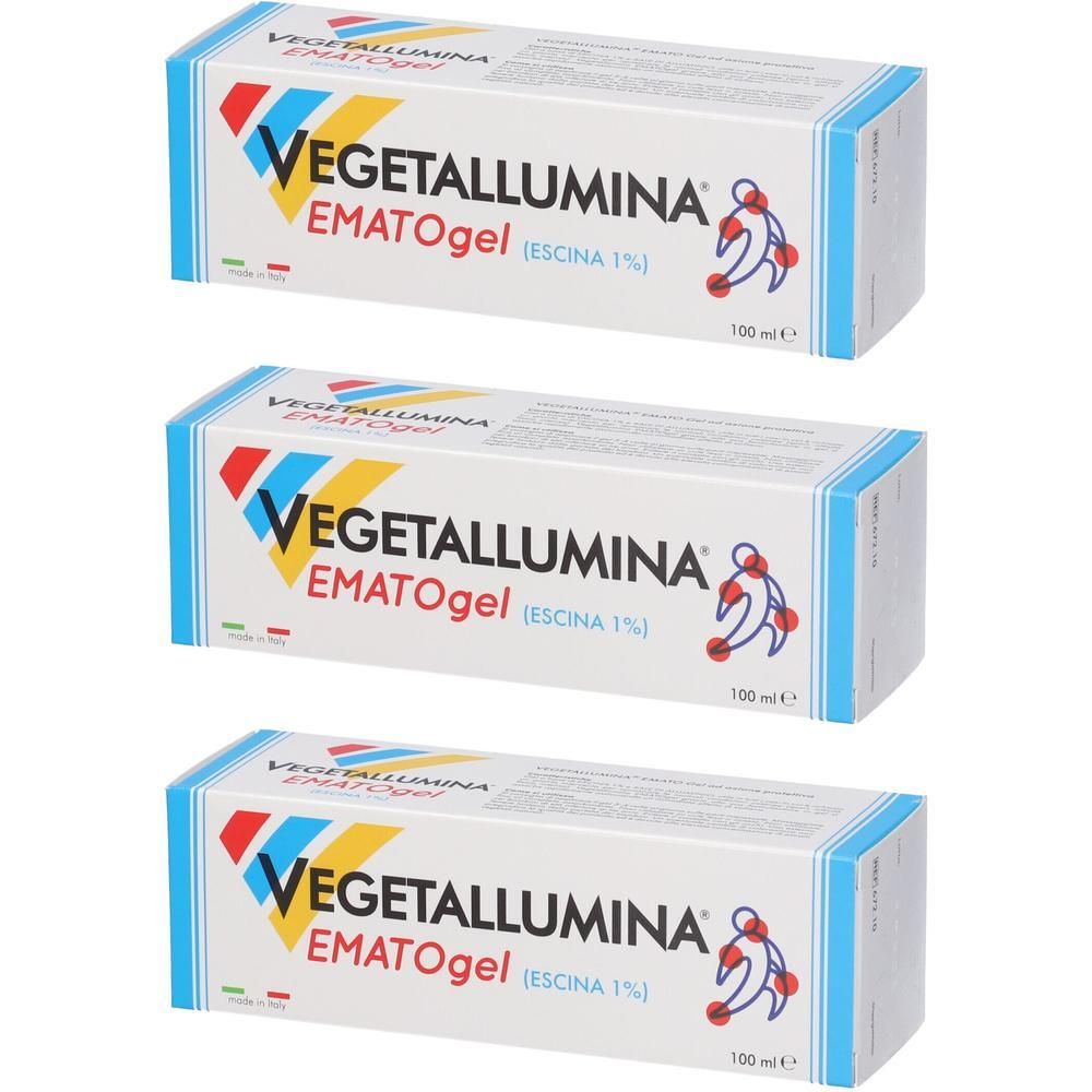 VEGETALLUMINA® Escina 1% Gel 3x100 ml
