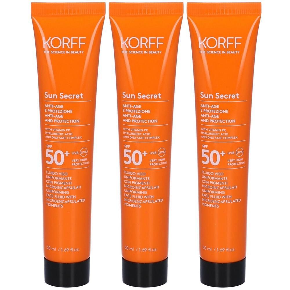 KORFF Fluido Viso Uniformante Con Pigmenti Microincapsulati Spf 50+ li