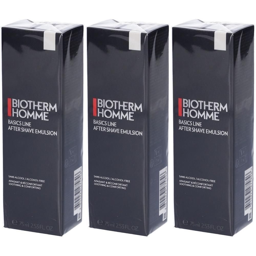 BIOTHERM Homme Basic Line Emulsione Dopo Barba 3x75 ml