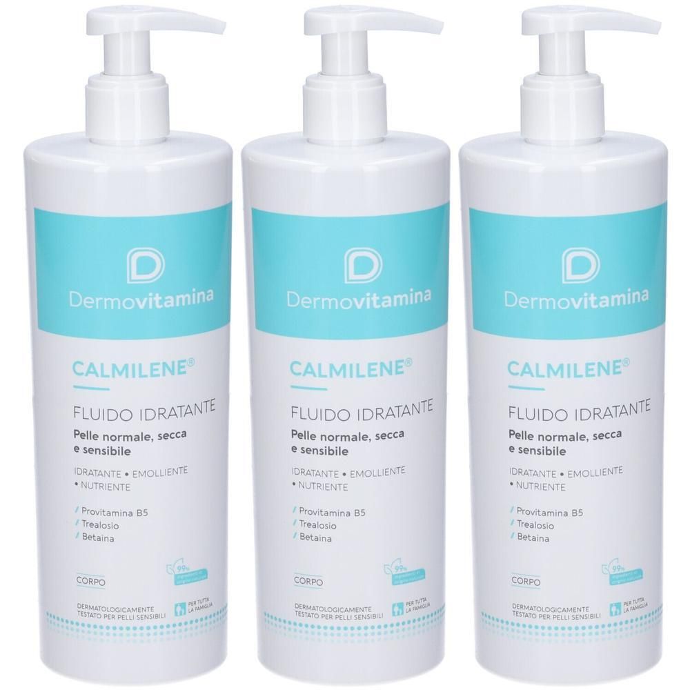 Dermovitamina Calm Fluido Idratante 3x500 ml