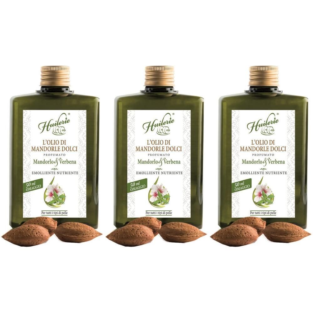 Huilerie L'Olio Di Mandorle Dolci Profumato Mandorlo & Verbena 300 Ml