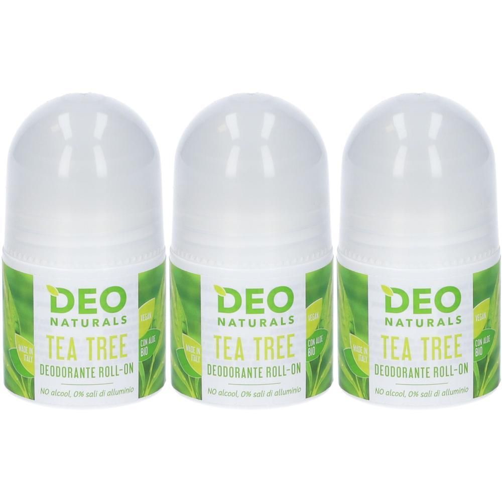 Deo Naturals Tea Tree 3x50 ml