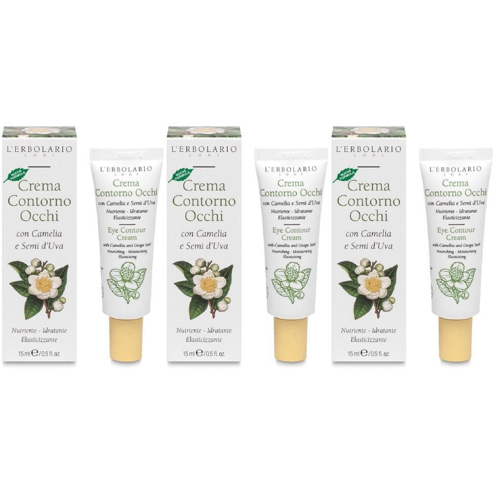 Crema Contorno Occhi Camelia E Semi D'Uva 15 Ml 3x15 ml