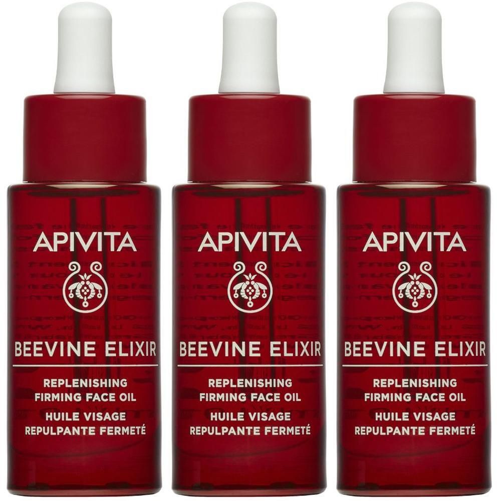 Apivita Beevine Elixir Olio Viso Antirughe Ricostituente e Rassodante,