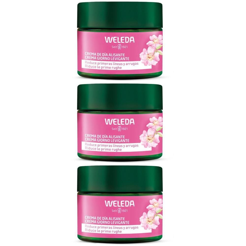 WELEDA Crema Giorno Levigante 3x40 ml