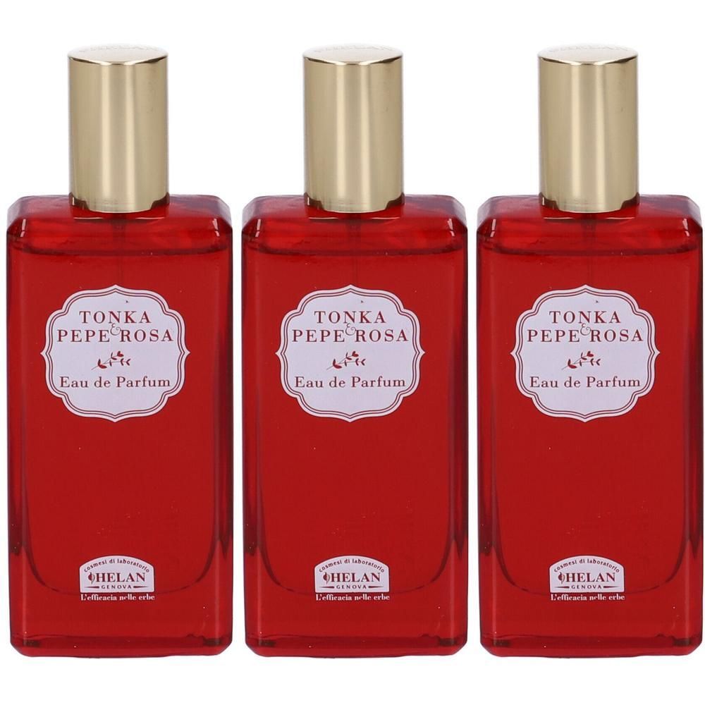 Helan TONKA & PEPE ROSA Eau de Parfum 3x50 ml