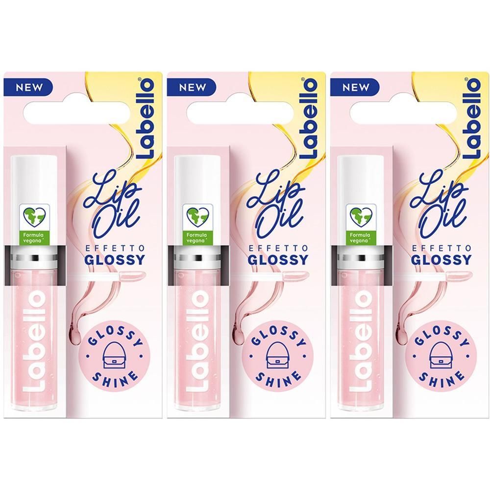 Labello Lip Oil Effetto Glossy – Shine 5.5 ml, Lucidalabbra colorato v