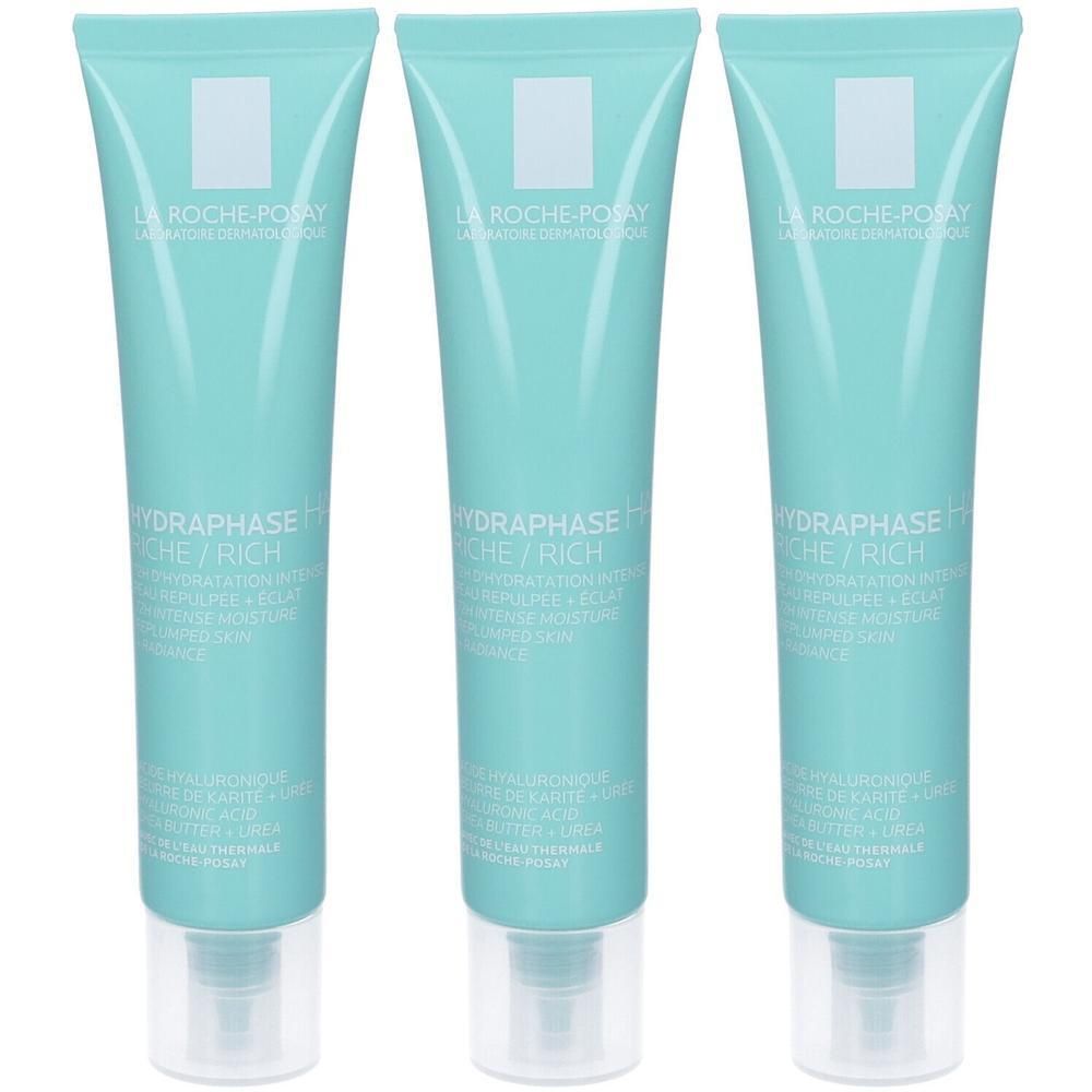 La Roche Posay Hydraphase HA Crema Ricca 3x40 ml