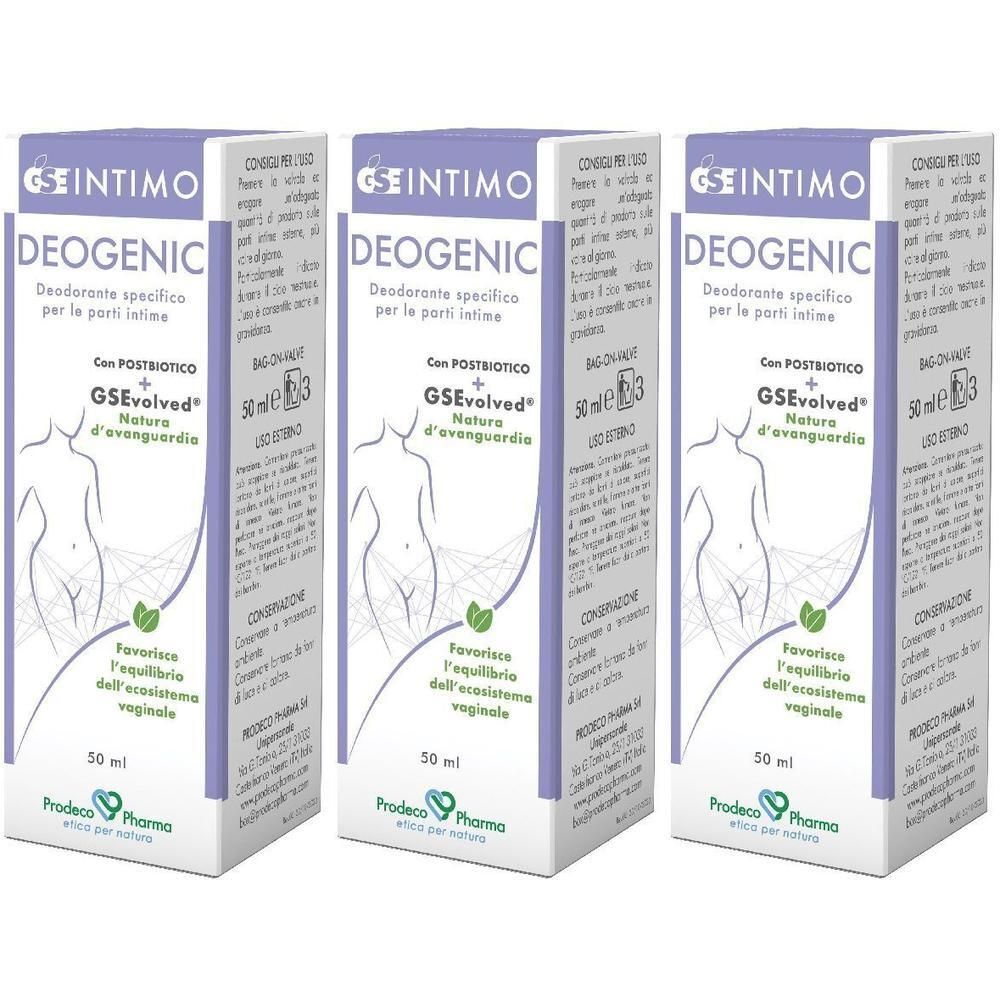 GSE Intimo Deogenic Spray 3x50 ml