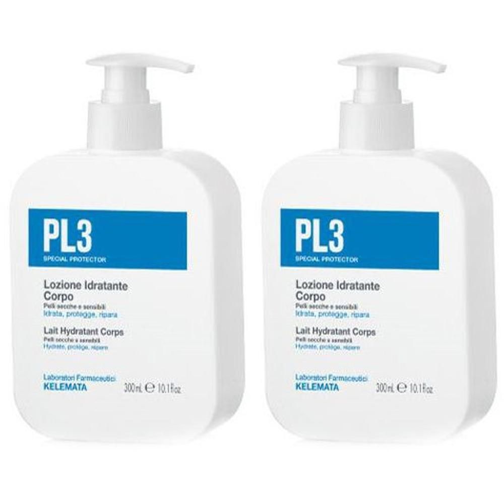 Pl3 Lozione Idratante Corpo 300 Ml 2x300 ml per il corpo