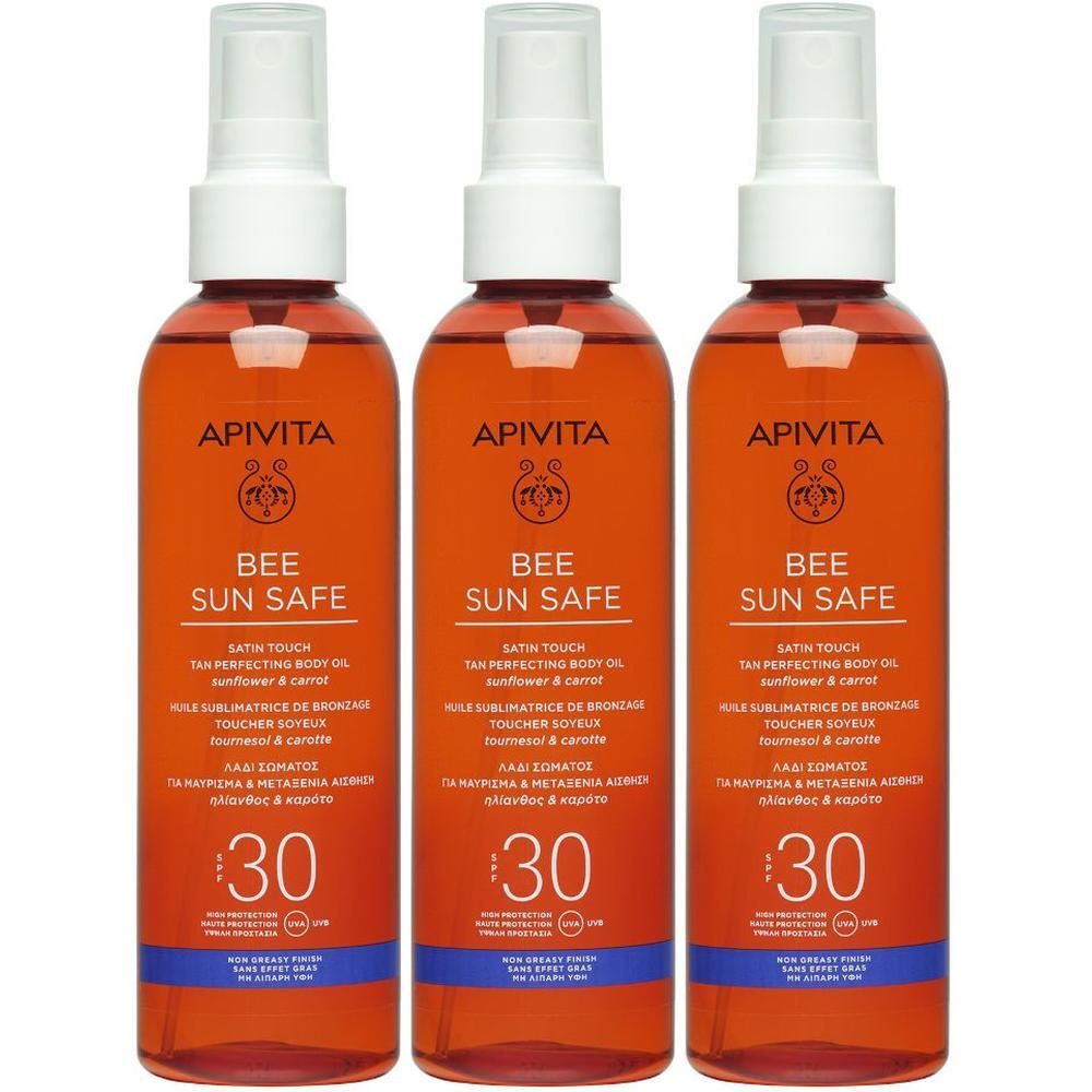 Apivita Bee Sun Safe Olio solare spray corpo Abbronzante con protezion