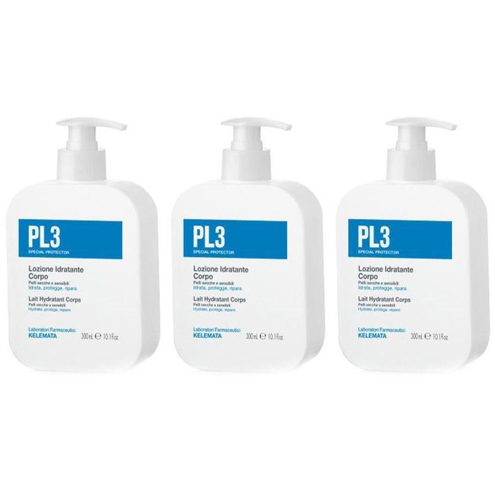Pl3 Lozione Idratante Corpo 300 Ml 3x300 ml per il corpo