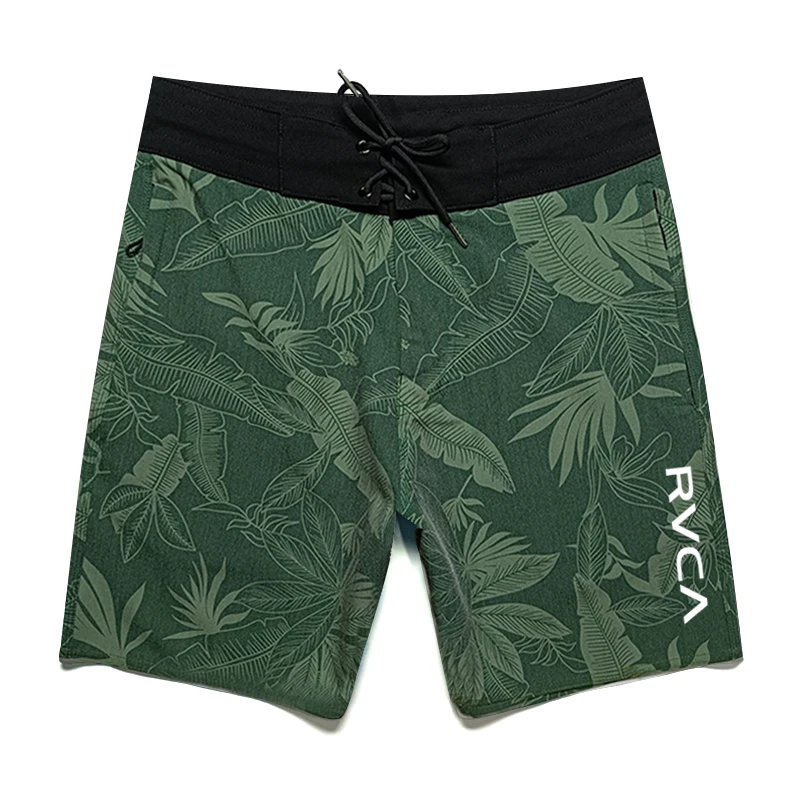 Klassische Boardshorts für Herren, Bermuda, 4-Wege-Elastizität, wasserdichte Strand- und Surf-Hose, schnell trocknende Strand- und Surf-Shorts, Badehose für Herren Image