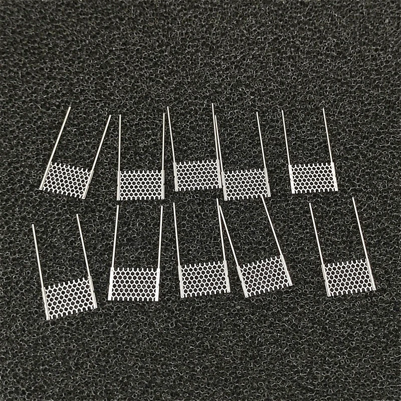 10 Stück/Box Multi-Größen & Widerstandsstärken Lange Netz-Widerstandsdrahterweiterungen 0,8 Ohm-1,2 Ohm DIY Elektronische Heizkomponente Image