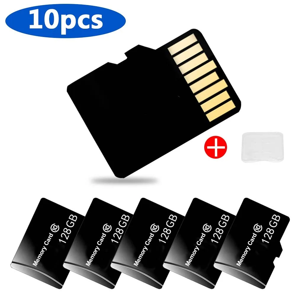 10 teile/los Mini SD Karte 4 GB 8 GB 16 GB 32 GB 64 GB 128 GB Speicher Karte C10 TF Karte Mini TF Karte minisd flash-karte freies logo für geschenke Image