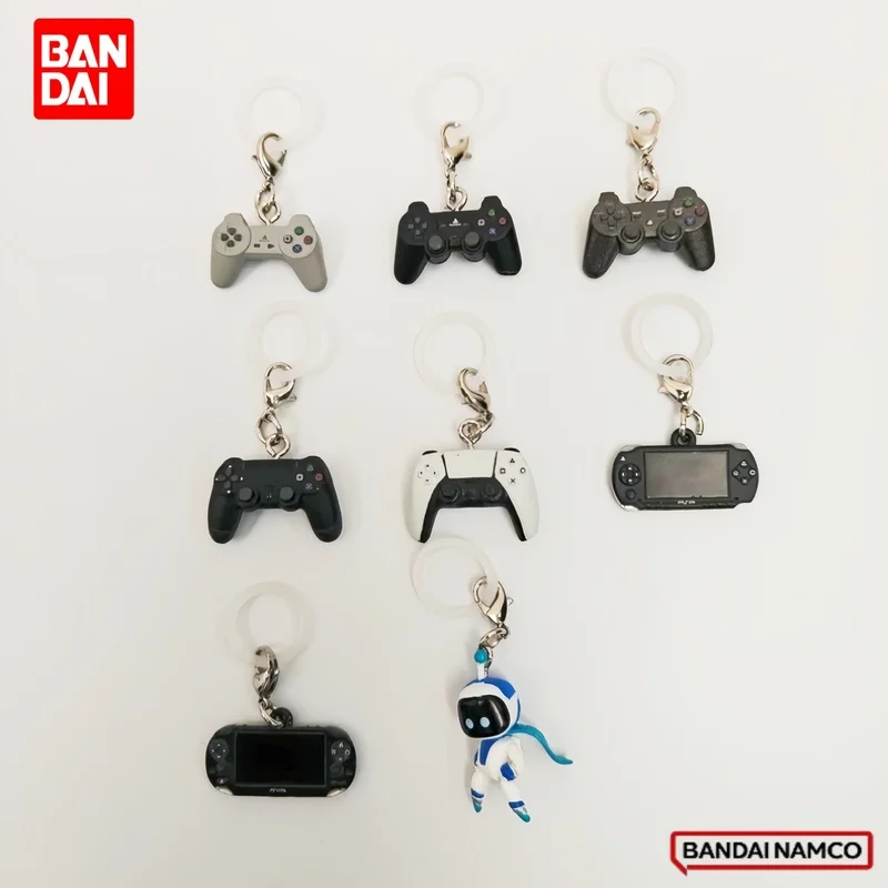 Bandai Japan In Stock Original Gashapon Series Ps Game Controller Console Charm Mini Model Keychain Bag Pendant Collect Toy Gift