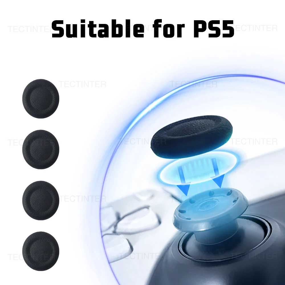 Joystick Caps for Playstation PS4/PS5 Controller Replacement Thumbstick Grip Cover Caps Repair Parts for PS5 Accessories
