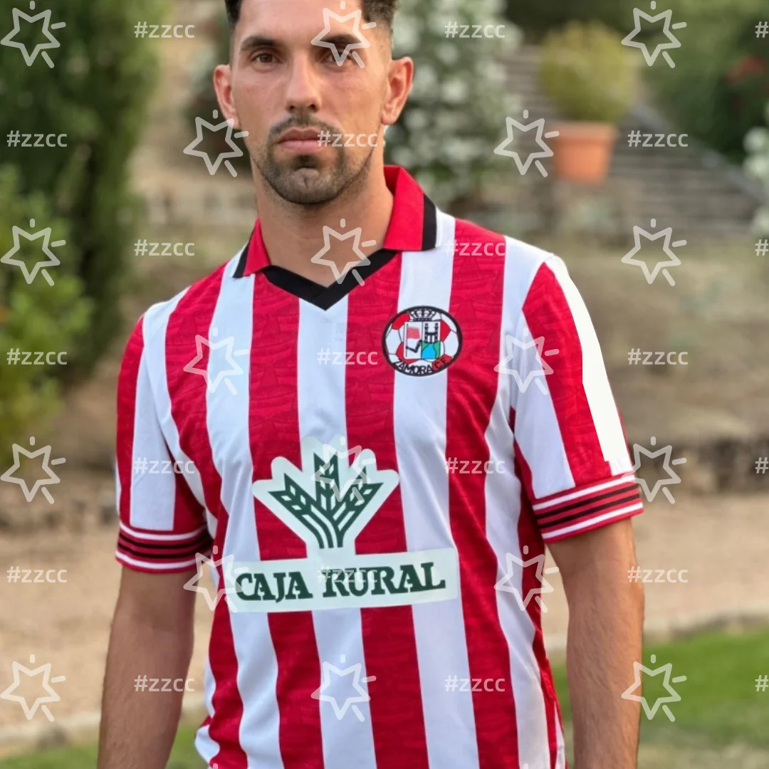 Maillot de football domicile Zamora CF 25-26, kit de match, cadeau pour les fans de football, t-shirt sportif d'été pour homme, vêtements pour enfant, t-shirt pour femme ﻿