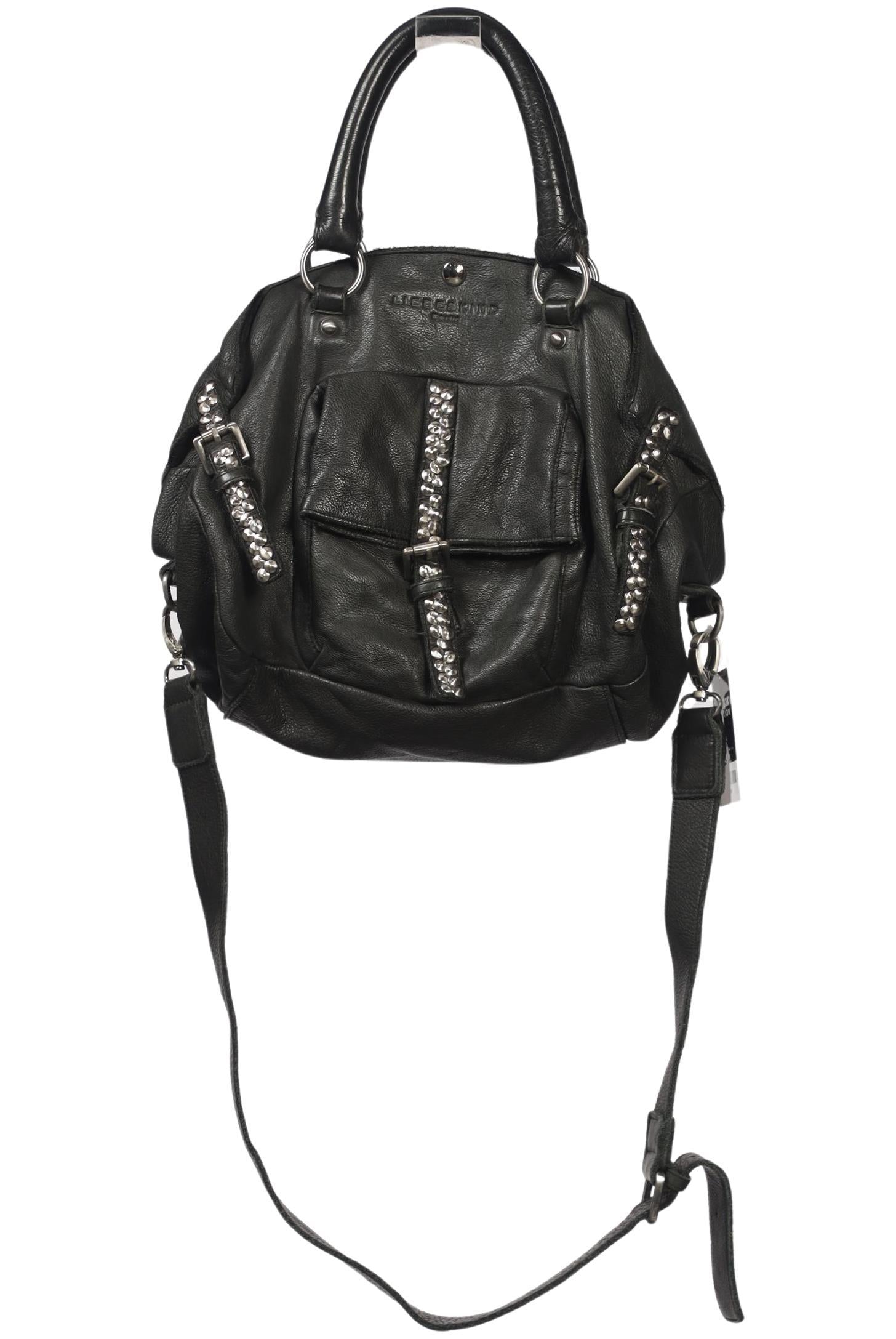 Liebeskind Berlin Damen Handtasche gross Leder, Gr. , Schwarz, Leder / kein / Etikett
