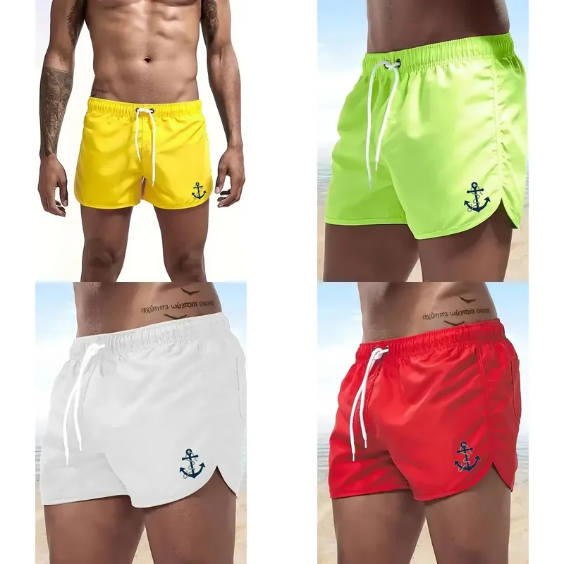 Herren Sommer Strand-Badeshorts Lässige Schnelltrocknende Sport-Schwimmshorts für Surfen und Wasseraktivitäten Atmungsaktiv Image