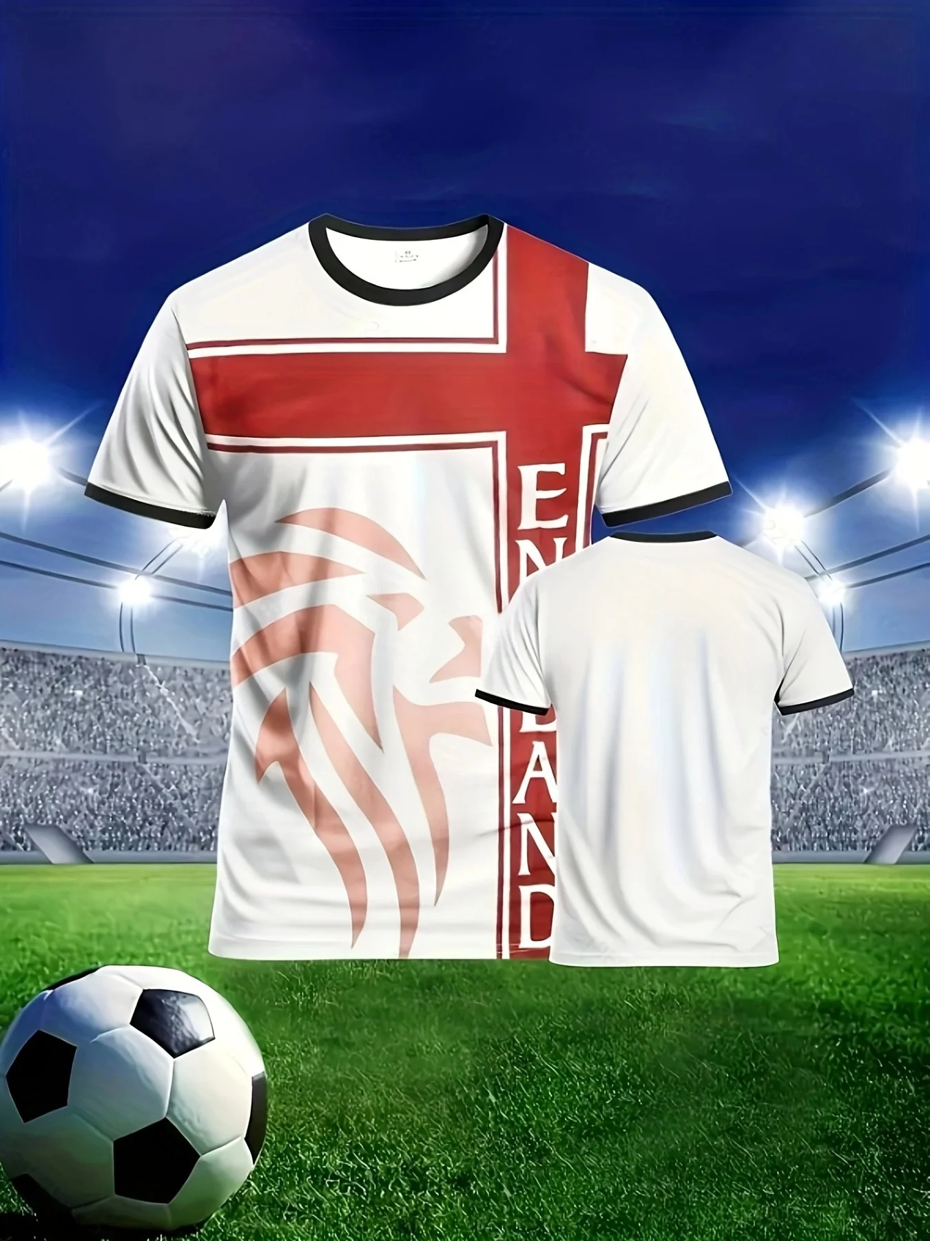 Nouveau Maillot de Football Été 2026 pour Hommes et Jeunes de l'Angleterre – Tenue de Sport Domicile pour Hommes et Femmes