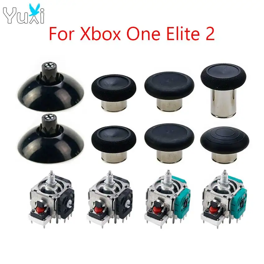 YuXi For Xbox One Elite 2 3D Analog Joystick Thumb Sticks Sucker Base Magnetic Thumbsticks For Xbox Elite Series 2 Controller