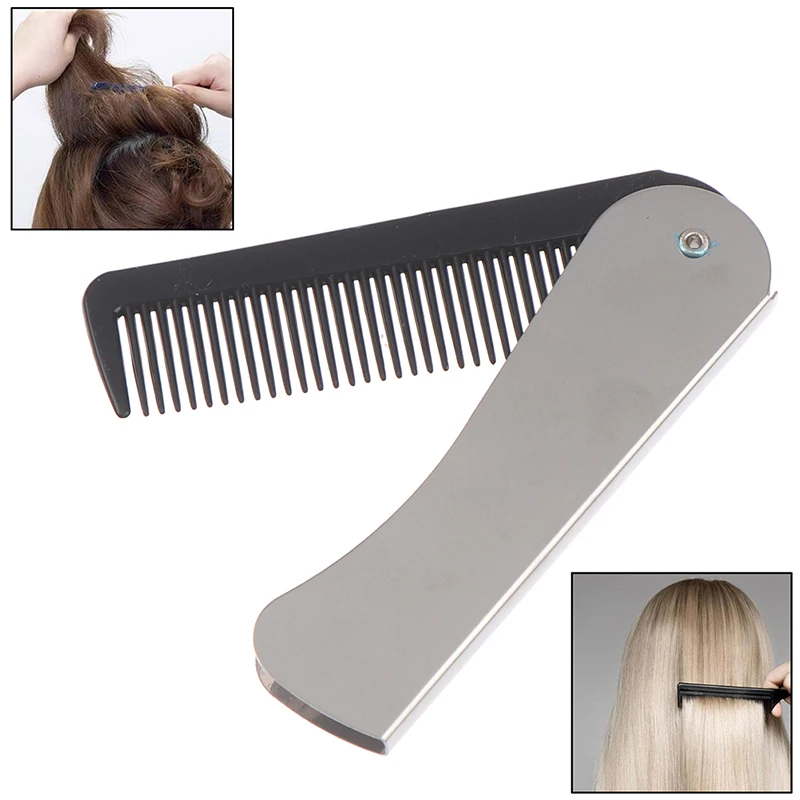 Tragbare Haarkamm bürste faltbare Massage Haarkamm faltbare Friseur werkzeuge Image
