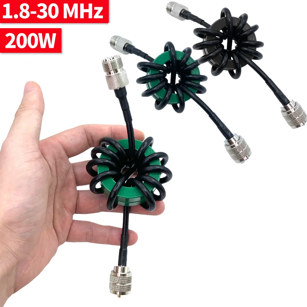 1,8-30MHz 200W Hochfrequenz-Kurzwellen-Drossel, Magnetring, Balun-Kern, Geeignet für Hochfrequenz-Kurzwellen-Radiotests Image